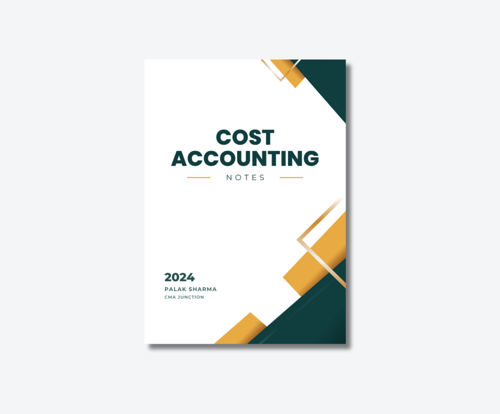 Cost Accounting Notes Paper Cma Inter Jun Dec Pdf Cma