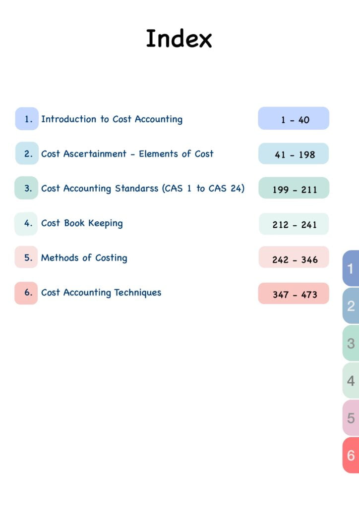 Cost Accounting Notes Paper 8 Cma Inter Jun Dec 2024 Pdf Cma