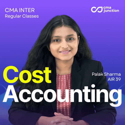 cj(1) Cost Accounting Classes | CMA Inter