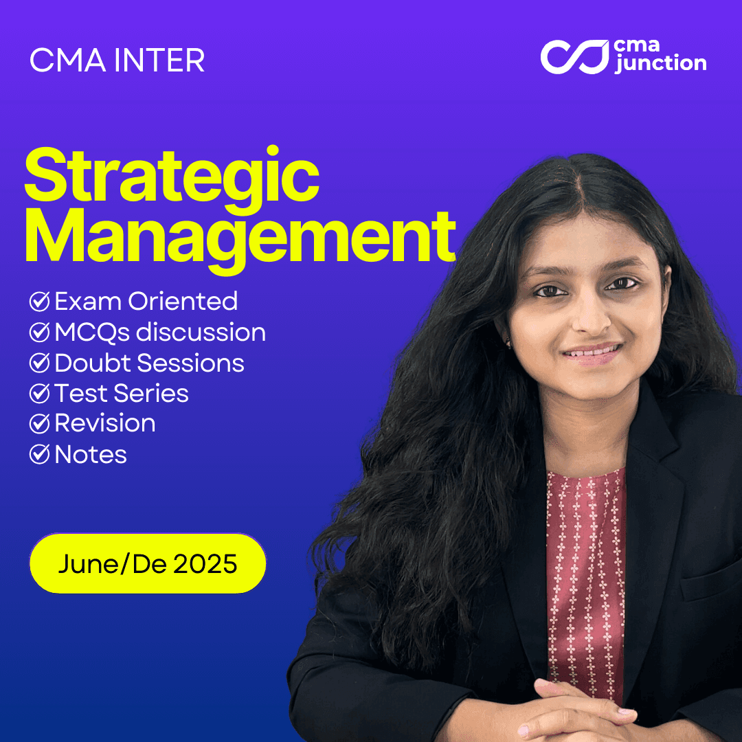 Strategic Management | CMA Inter | June/December 2025