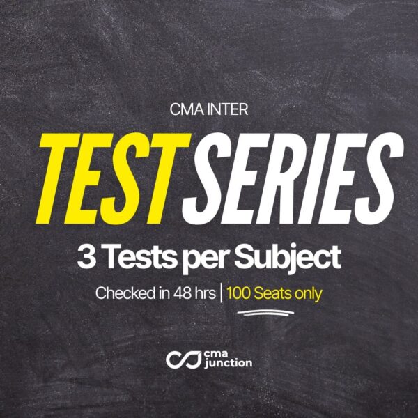 Test Series | CMA Inter | Dec 2025