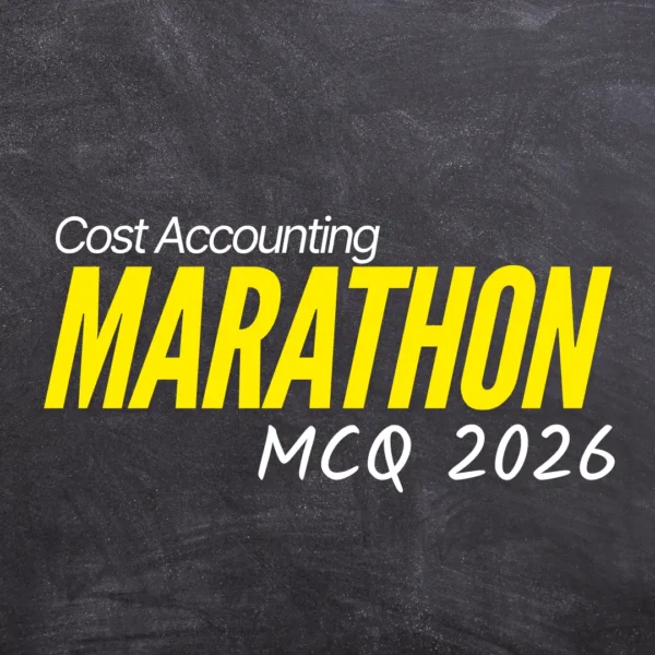 MCQ Cost Accounting Marathon