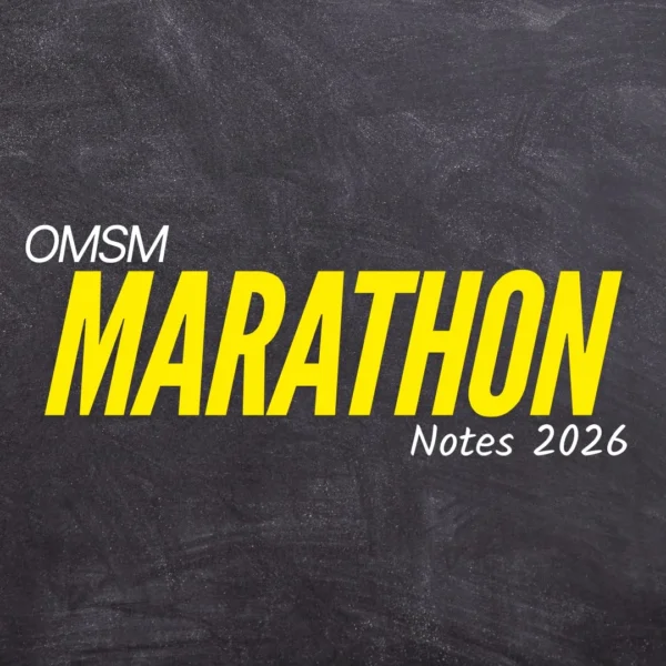OMSM Marathon Notes 2026 (PDF)
