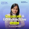 Corporate and Economic Law | English Batch | Shivangi Agrawal