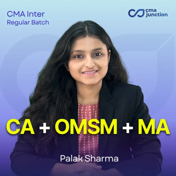 Cost Accounting + OMSM + Management Accounting Combo Classes | CMA Inter