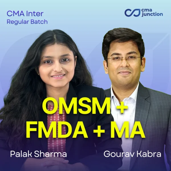 OMSM + FMDA + Management Accounting Combo Classes | CMA Inter