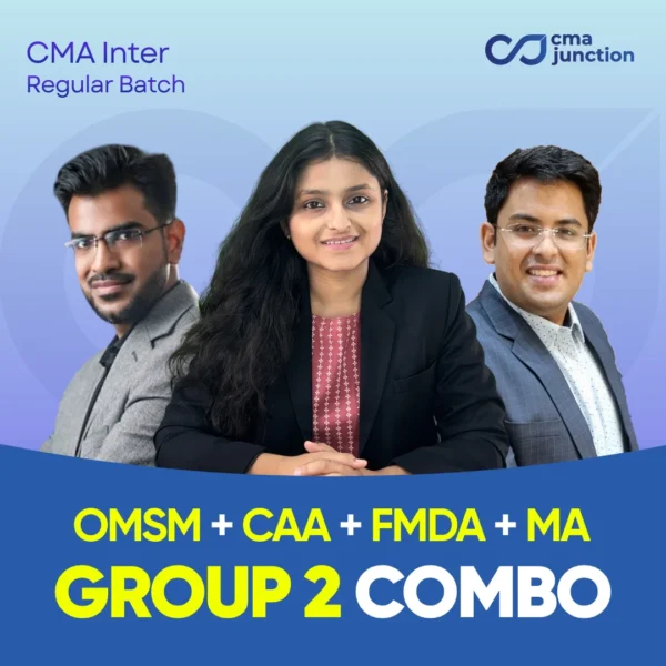 CAA + OMSM + FMDA + Management Accounting Combo Classes | CMA Inter